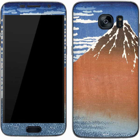 Hokusai Fuji Mountains in clear Weather Galaxy S7 Skin